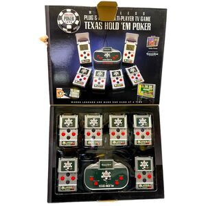Excalibur World Series of Poker Texas Hold 'Em Poker Plug & Play TV Game